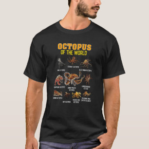 Octopus Animals of the World Sea Animal Ocean Octo T-Shirt