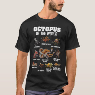 Octopus Animals of the World Sea Animal Ocean Octo T-Shirt