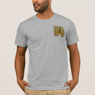 Octopus antique illustration sea monster T-Shirt