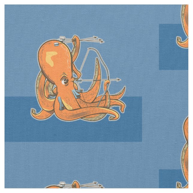 Octopus Archery Fabric (Close Up)