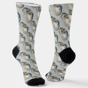 Octopus Argonaut, Vintage Marine Life Animals Socks