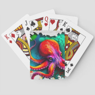 Octopus Art Playing Cards