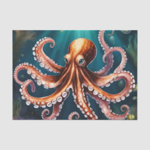 Octopus Art Underwater Tissue Paper