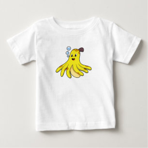 Octopus as Banana Baby T-Shirt