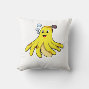 Octopus as Banana Cushion
