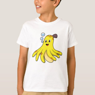 Octopus as Banana T-Shirt
