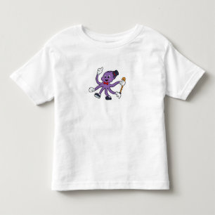 Octopus as Magician with Hat Toddler T-Shirt