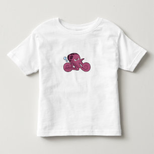 Octopus as Motorycycle Toddler T-Shirt
