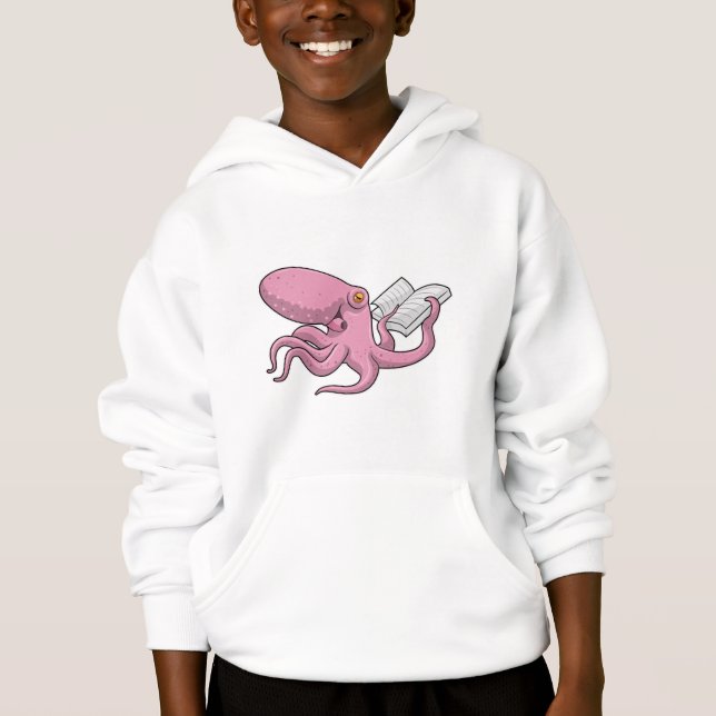 Octopus as Nerd witth Book (Front)