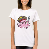 Octopus as Pirate with Sabre & Eye patch