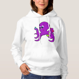 Octopus as Teacher with Laboratory equipment Hoodie