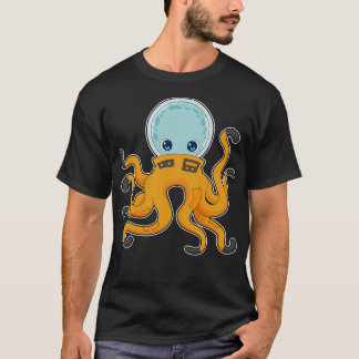 Octopus Astronaut Space T-Shirt