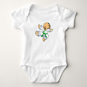 Octopus at Martial arts Karate Baby Bodysuit