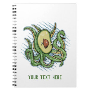 Octopus Avocado Notebook