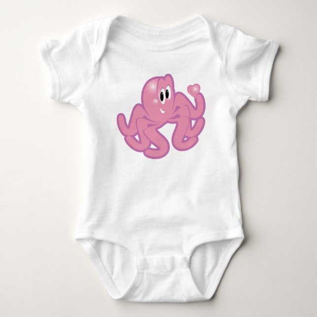 Octopus Baby Bodysuit (Front)