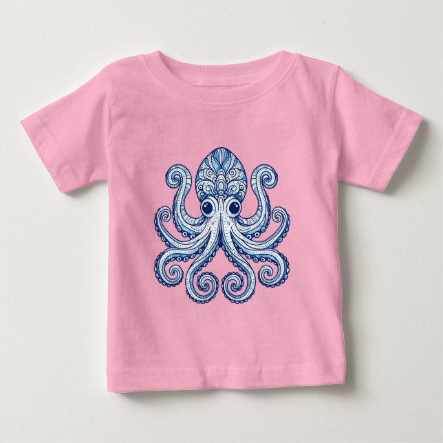Octopus Baby T-Shirt (Front)