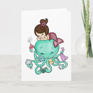 Octopus Babysitter Card