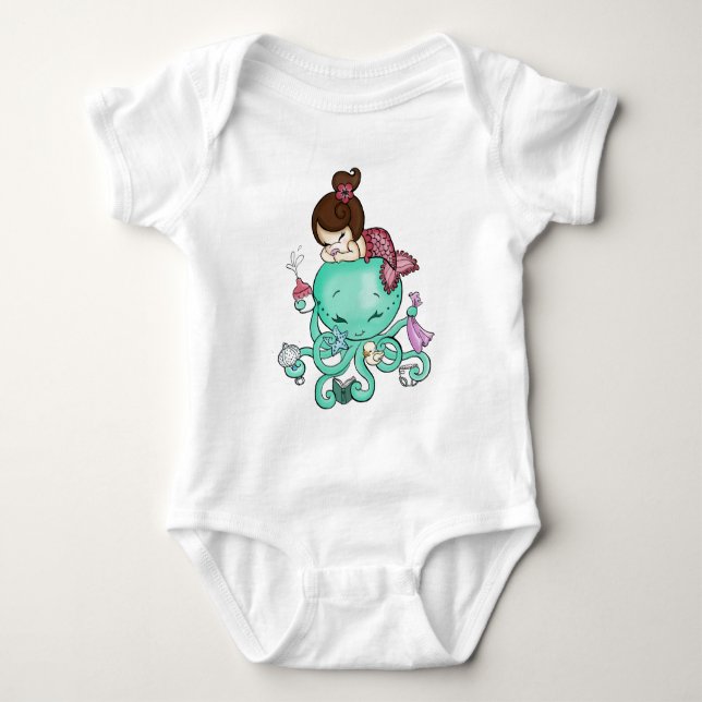 Octopus Babysitter T Shirt (Front)