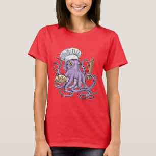 Octopus Baker Bread T-Shirt