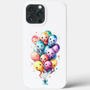 Octopus Balloons  iPhone 13 Pro Max Case