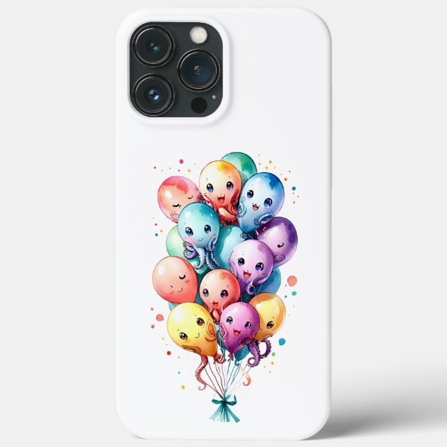 Octopus Balloons  Case-Mate iPhone Case (Back)