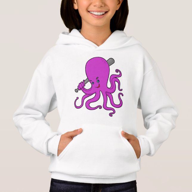 Octopus Baseball Baseball bat (Front)