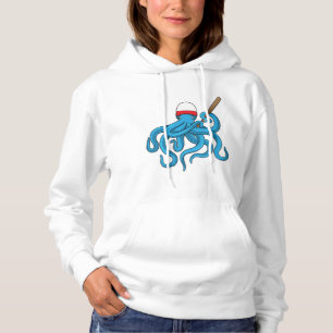 Octopus Baseball bat Baseball Hoodie