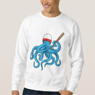 Octopus Baseball bat Baseball Sweatshirt