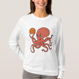 Octopus Basketball player Basketball T-Shirt