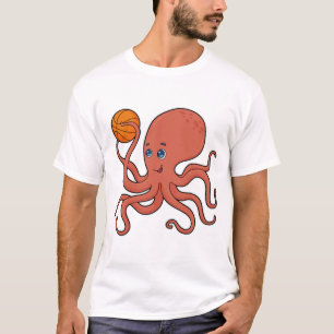 Octopus Basketball player Basketball T-Shirt