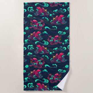 Octopus Beach Towel