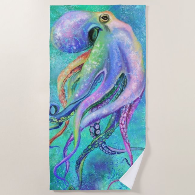 Octopus Beach Towel (Front)