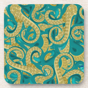 Octopus Beverage Coaster Modern