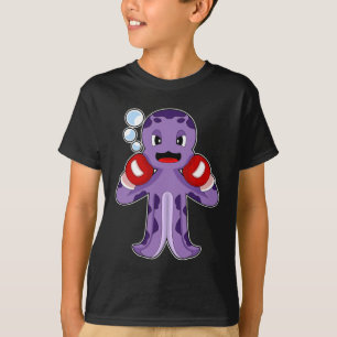 Octopus Boxer Boxing gloves Boxing T-Shirt
