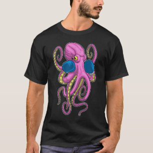 Octopus Boxer Boxing gloves Boxing T-Shirt