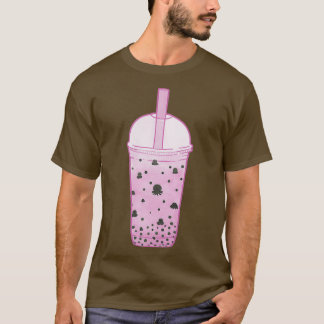 Octopus Bubble Tea Pink T-Shirt