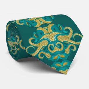 Octopus Bull Art Tie