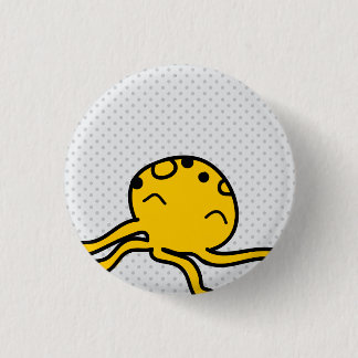 Octopus Button Badge