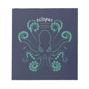 Octopus Cephalopod Tentacles Notepad