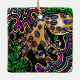 Octopus Ceramic Ornament