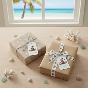 Octopus Christmas Joy, custom Satin Ribbon