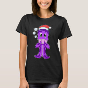 Octopus Christmas Poker T-Shirt