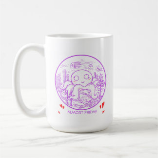 Octopus Coffee Mug Gift Cute Octopus Lover cup