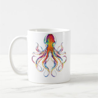 Octopus Colourful Ocean Animal Kraken Scuba Diving Coffee Mug