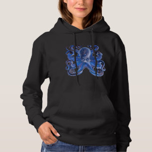 Octopus Colourful Vintage Kraken Giant Squid T Shi Hoodie