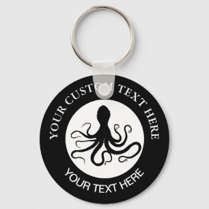 Octopus Custom Logo Key Ring