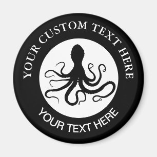 Octopus Custom Logo Magnet