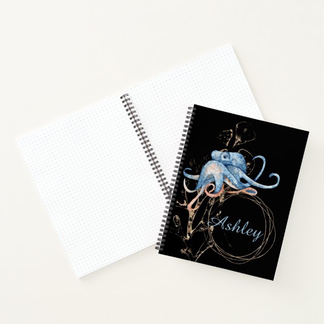 Octopus Custom Name Notebook (Inside)