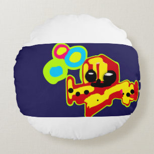 Octopus cute round cushion