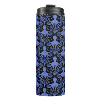 Octopus (dark background) thermal tumbler